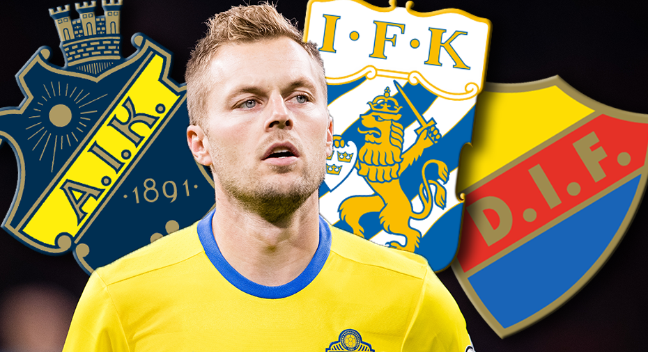 Djurgården Fotboll: Larsson kopplas ihop med AIK, Djurgården och Blåvitt: 