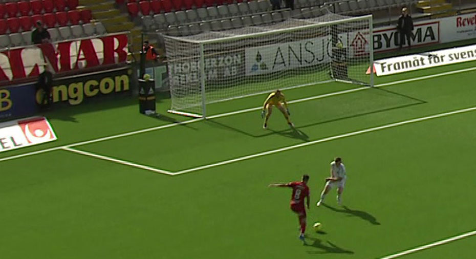 Östersunds FK: TV: JUST NU: Hopcutt nära att ge ÖFK ledningen