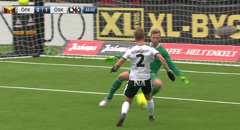 Östersunds FK: TV: JUST NU: Björnkvist chippar in 1-0 mot ÖFK