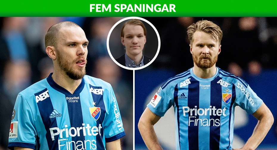 Djurgården Fotboll: FEM SPANINGAR: ”Une Larsson och Danielson är Dif:s starkaste mittbackspar”