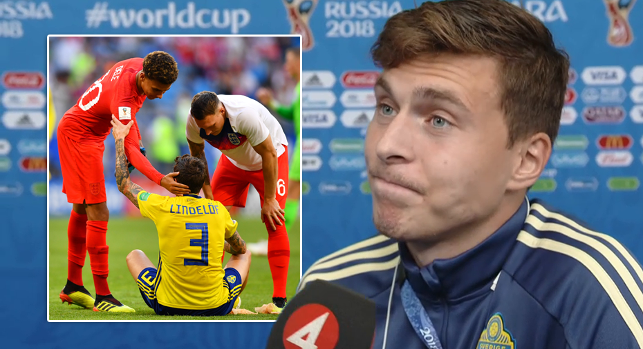 Sverige Fotboll: TV: Lindelöf tröstad av engelska stjärnor: 