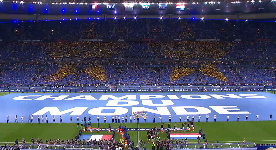 TV: Mäktigt tryck när franska fansen hyllar sina världsmästare