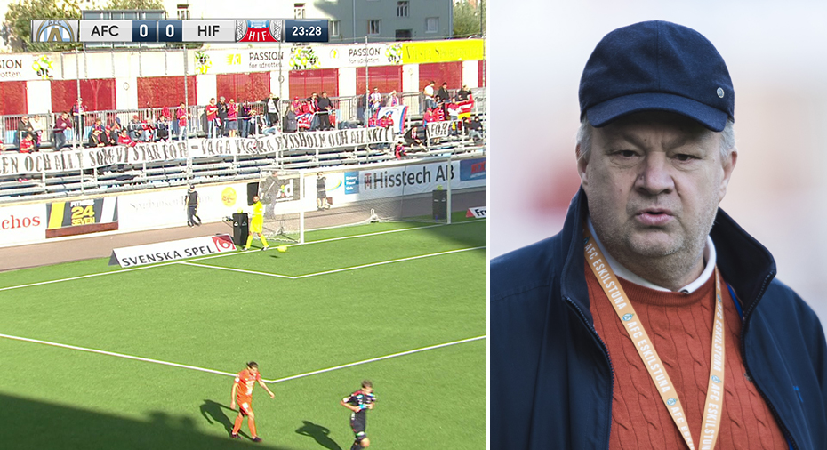 AFC Eskilstuna: AFC plockade ner fansens banderoll – men oklart om man har rätten: ”Har aldrig prövat det”