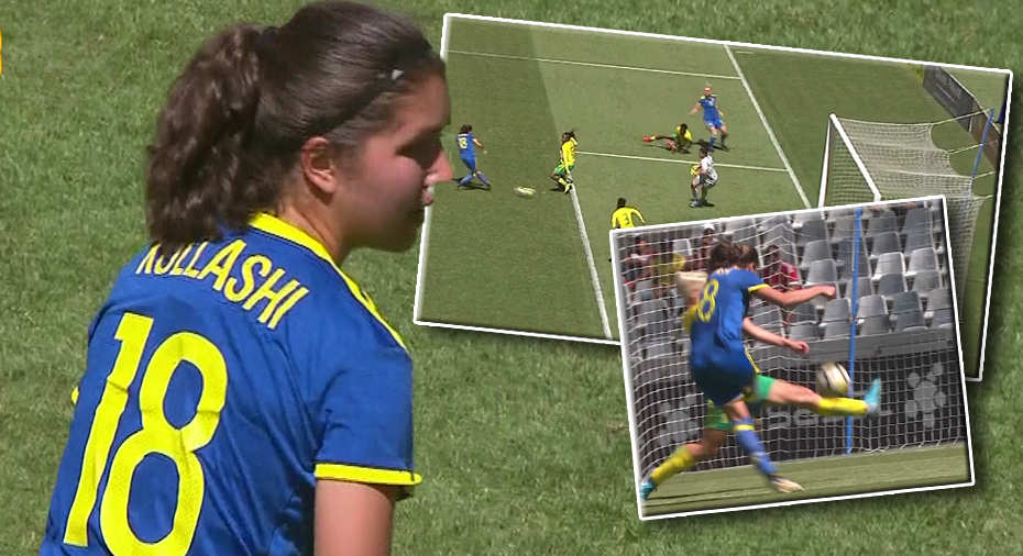 Sverige Fotboll: TV: Succédebuten - 18-åringen med dubbla mål i landslagsdebuten