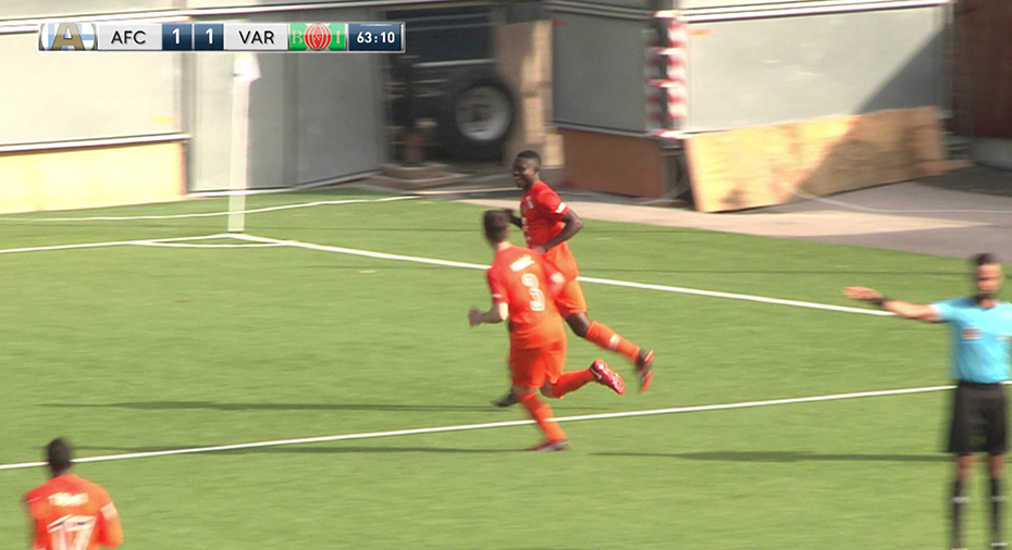 AFC Eskilstuna: TV: Akpoveta tvåmålsskytt när Varberg och AFC delade på poängen
