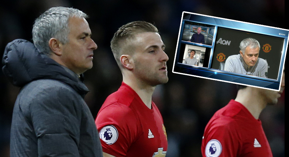 TV: Mourinhos nya kritik mot Shaw: "Min hjärna och hans kropp" - Fotbollskanalen