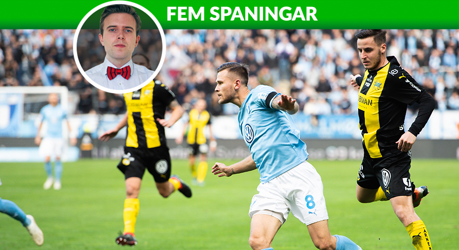 Malmö FF: FEM SPANINGAR: 
