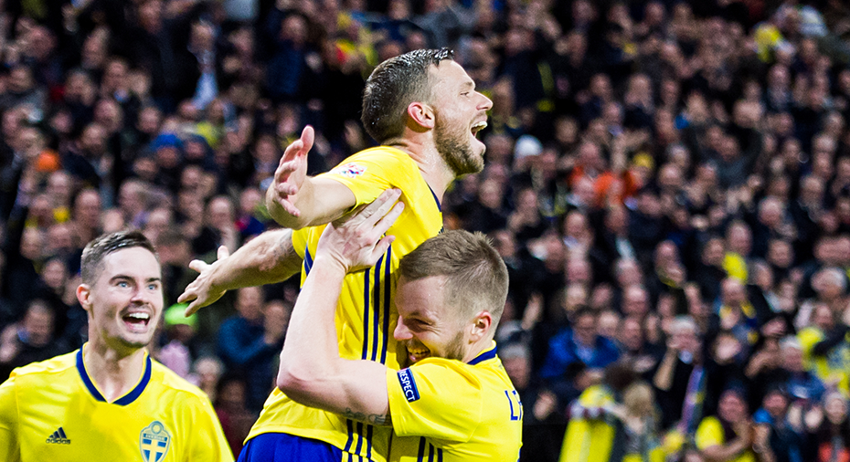 Sverige Fotboll: TV: Berg spräckte målnollan i landslaget: 