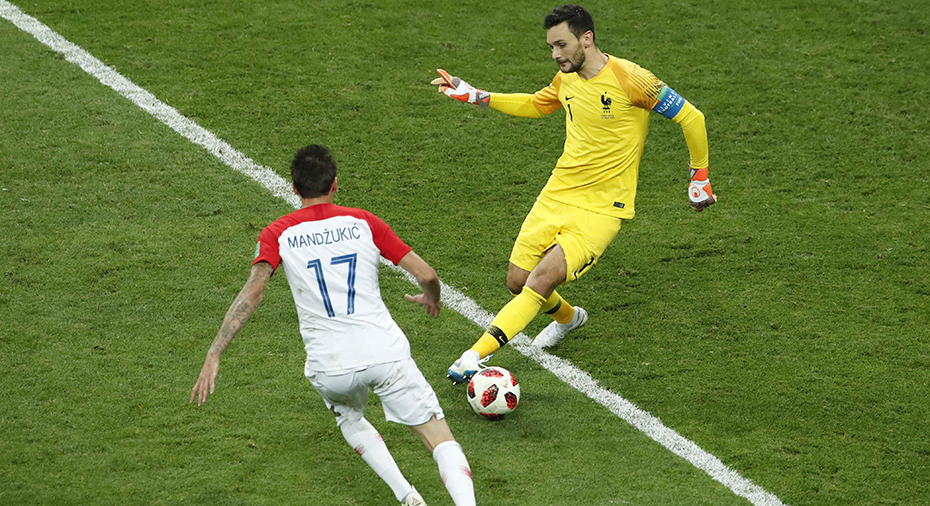 VM18: TV: JUST NU: Frankrike i 4-2-ledning - Lloris supertabbe väcker Kroatiens hopp