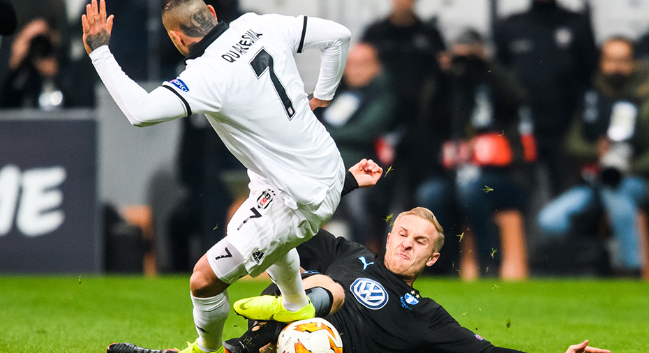 Malmö FF: Brorsson fult tacklad av Quaresma - som fick rött kort: ”Jag trodde att det värsta hade hänt”