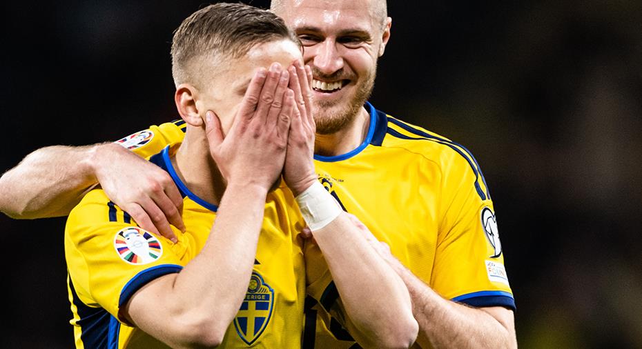 Sverige Fotboll: Sverige krossade Azerbajdzjan - Karlsson med drömmål