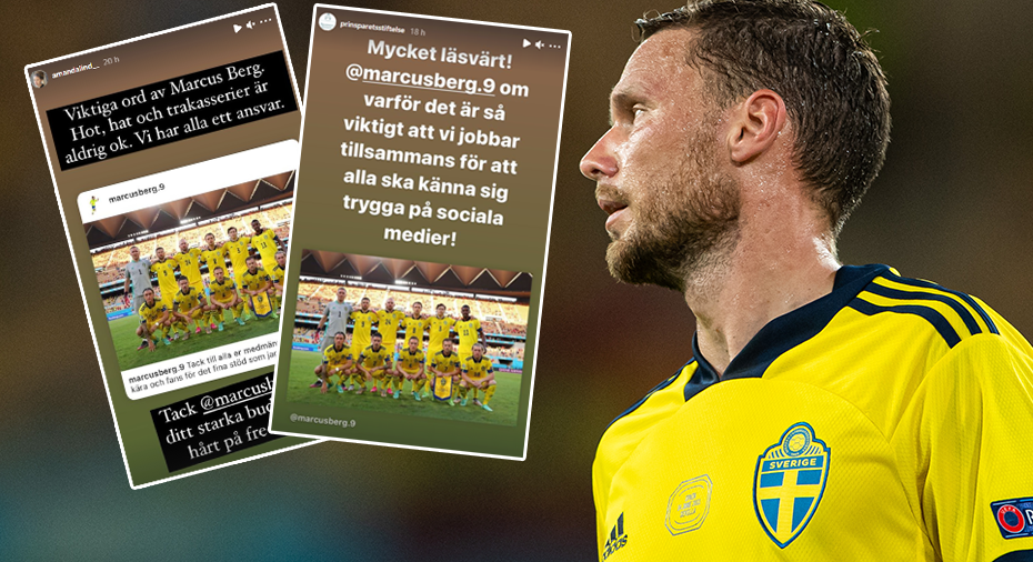 Sverige Fotboll: Prinsen och minister stöttar Berg: 