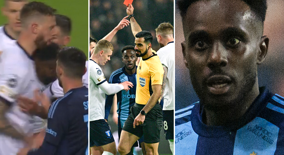 Malmö FF: Nguen erkänner skalle mot Jansson - men protesterar mot röda kortet