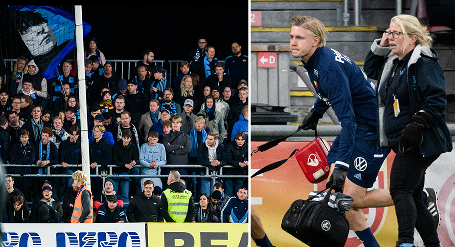 Djurgården Fotboll: Dif-fansen stoppade spelet efter misstänkta hjärtstoppet: 
