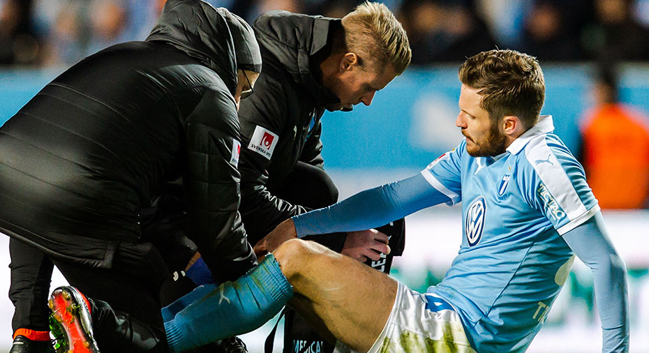 Malmö FF: TV: MFF:s avbräck - Nielsen klev av skadad