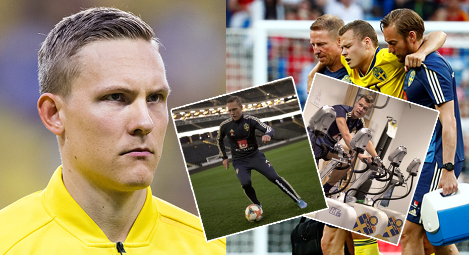 Sverige Fotboll: Spelarna med på landslagssamlingen trots skador: 