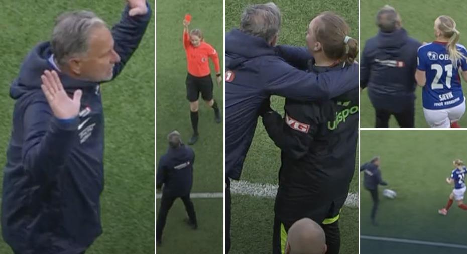 Coach Janne Jönsson Causes Controversy in Norwegian League Match: Sent Off for Unusual On-Field Action