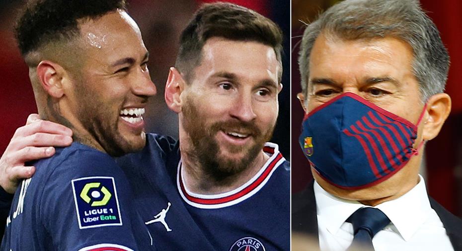 Barça-presidentens utspel om PSG: "Spelarna har nästan skrivit på för deras slaveri"