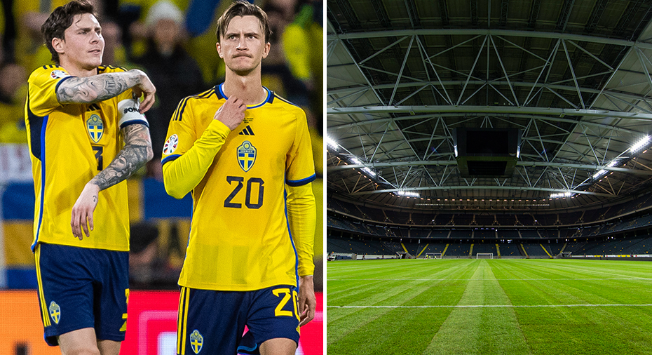 Sverige Fotboll: Beskedet: Stängt tak på Friends Arena 