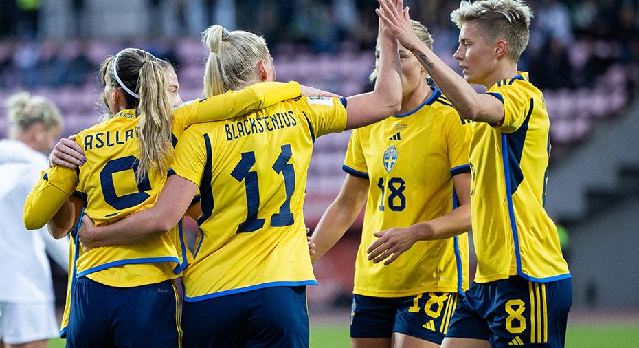 Fotbolls-EM 2024: TV: Sverige avslutade VM-kvalet storstilat - fem olika målskyttar mot Finland