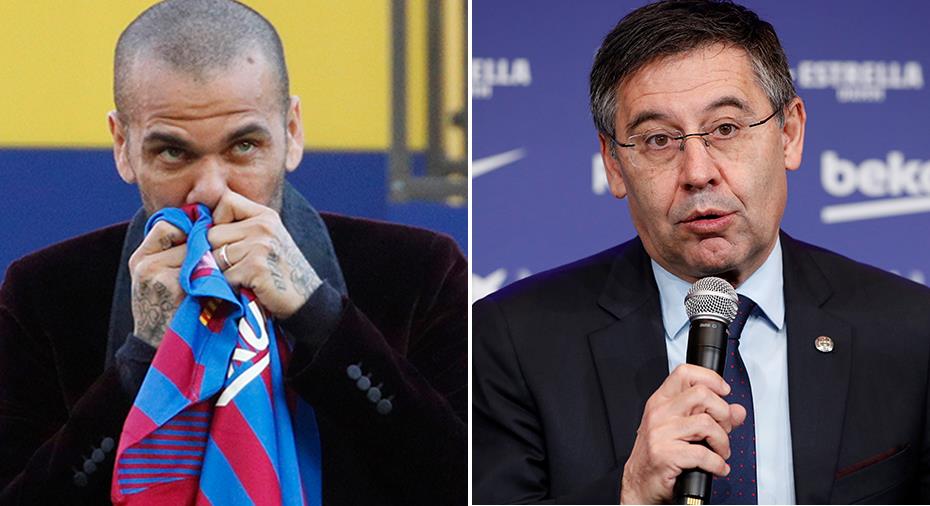 Alves utspel mot förre Barça-presidenten: "Finns ingen anledning att jobba med honom"