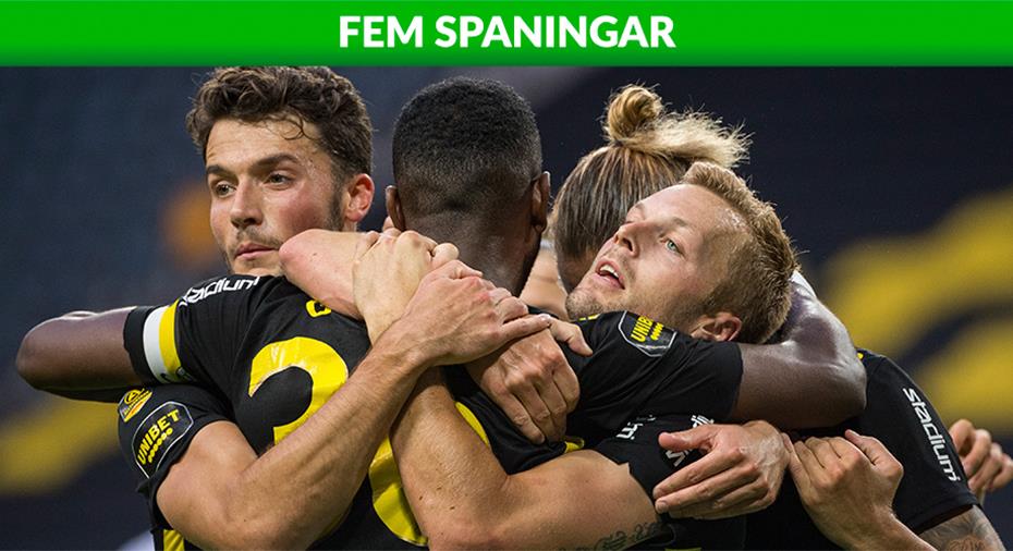FEM SPANINGAR: "Ett fall framåt och viktigt trendbrott för AIK"