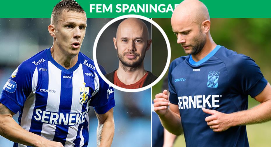 IFK Göteborg: FEM SPANINGAR: ”Wernbloom är ingen anfallare - petas han nu när Söder kommer tillbaka?”