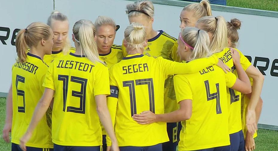 Sverige Fotboll: JUST NU: Sveriges drömstart - Rolfö sätter ledningsmålet
