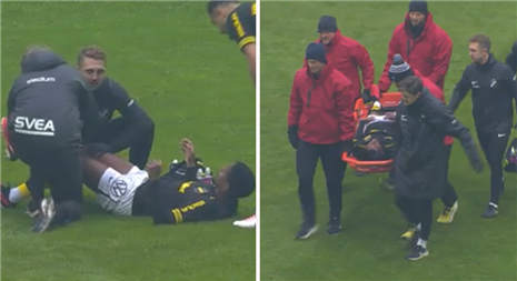 AIK:s smäll i derbyt - Ali bars av på bår efter sex sekunder
